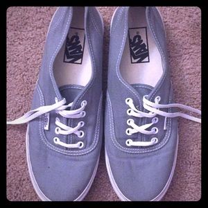 GREY VANS 💙 LIKE NEW!